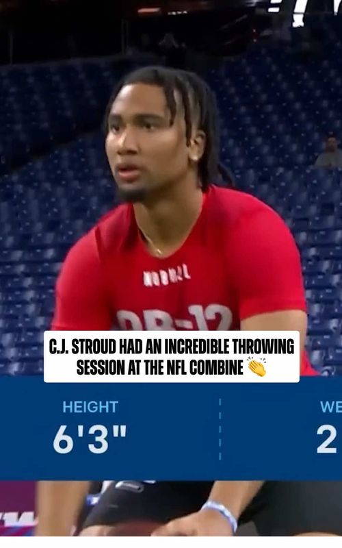 #cjstroud made these throws look easy 😮‍💨 #nfl #nflcombine #houstontexans