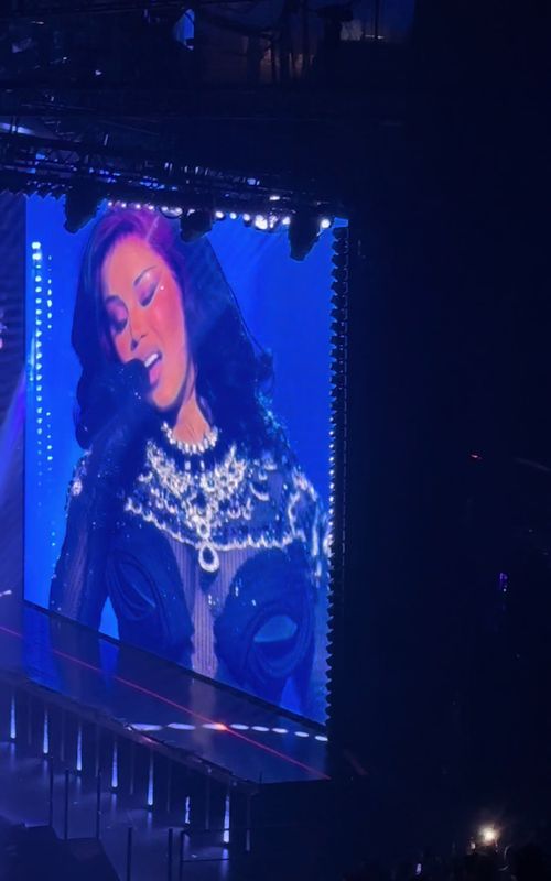 Be careful is the anthem for so many. Cardi B sang with all her heart. Day 2 in LA #cardib #cardi #littlemissdramatour #cardibconcert #concert 