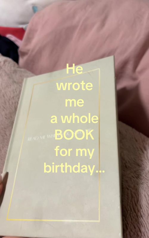 the highlighted “i love you’s” in every page 🥹 #Love #ilovemybf #giftideas #yellowfont #viral 