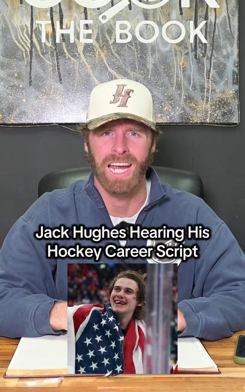 Jack Hughes is an American hero #hockey #NHL #olympics #sports #comedy 