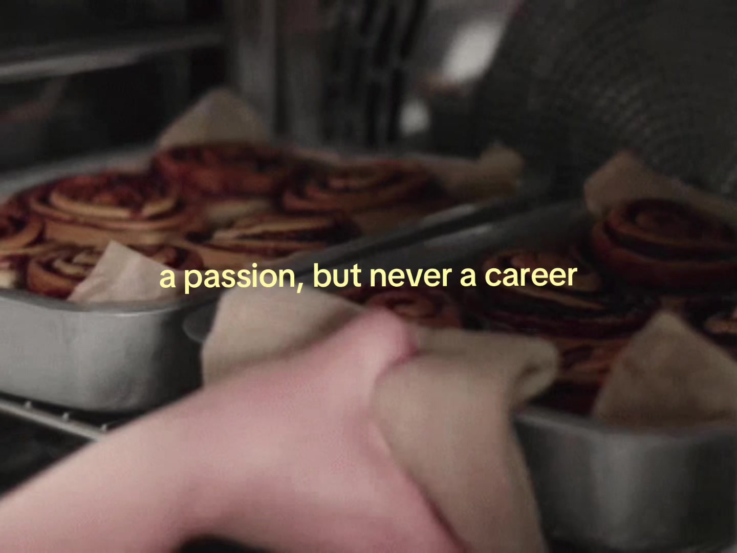 baking version #baking #career #desserts #niche #yellowfont