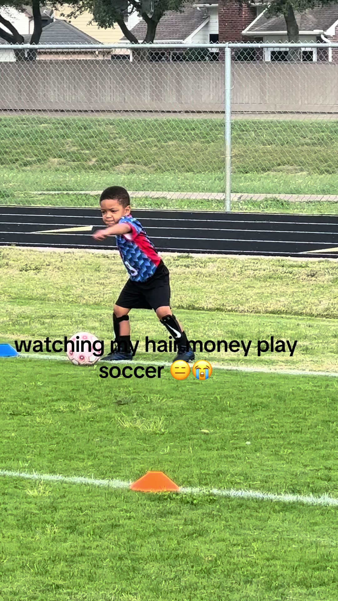 just playn in my dang face 😭😭 #soccertiktok #toddlersports #justforfun 