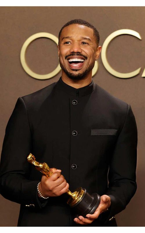 Michael B Jordan has reached the pinnacle of acting with his first Best Actor win #michaelbjordan #edit #viral #oscars #oscarspostcontest 
