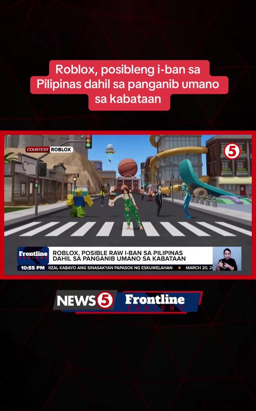 Nanganganib ang online game na Roblox na ma-ban sa Pilipinas dahil sa umano’y panganib na dulot ng laro sa mga kabataan. #FrontlineTonight