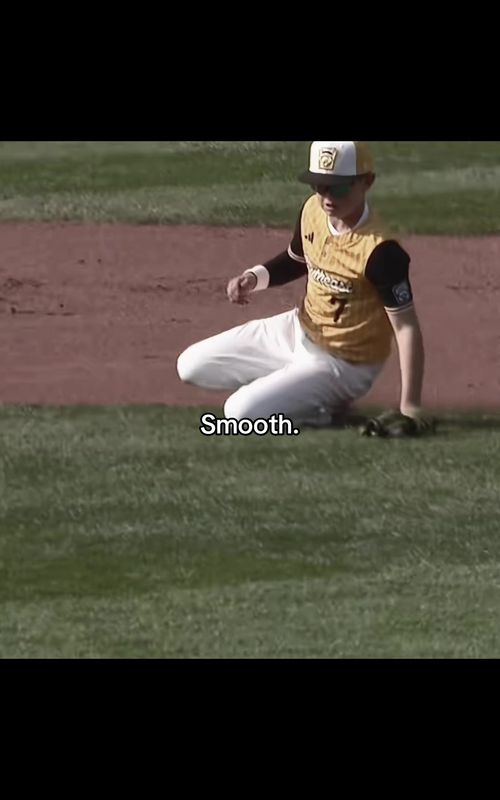 Little League 🥶 #aura #baseball (via ESPN)