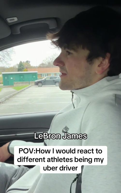 If athletes were uber drivers 😭#sports #athletes #skit 