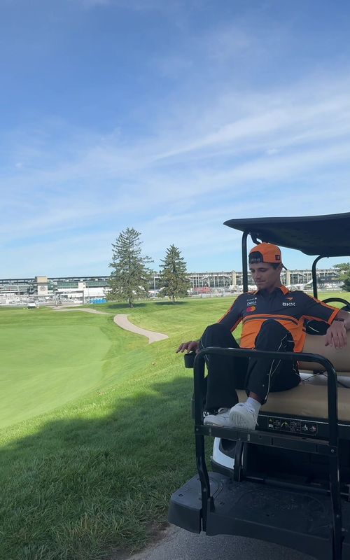 Our Troy Bolton 🤩🏌️ #McLarenF1 #HSM #Golf 