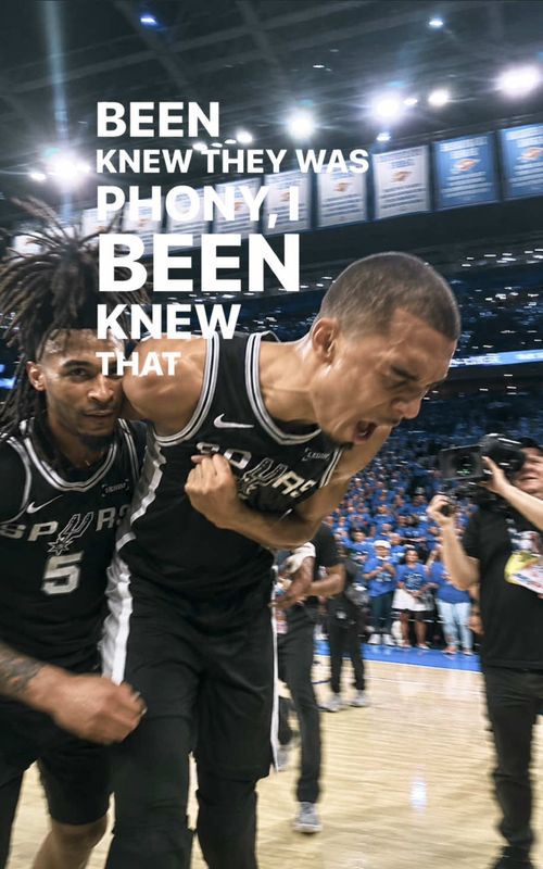 spurs win final#basketball #NBA #wemby#okcthunder #sanantoniospurs 