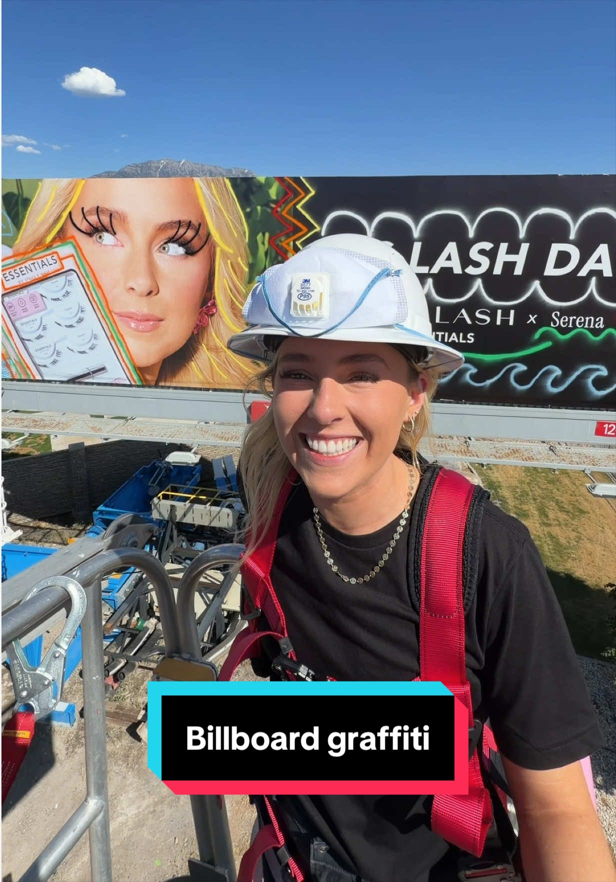 My biggest painting yet 😋🎨 #DIY #painting Sorry about your billboard @ProLash @yescosigns 🤪