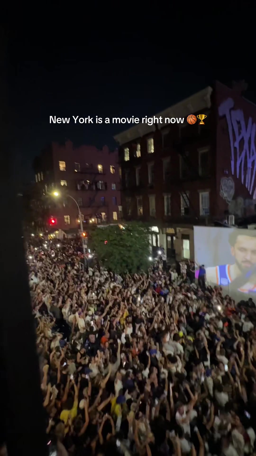 Full body chills !!!! #nbafinals #nbaplayoffs #knicks #nyc #newyork 