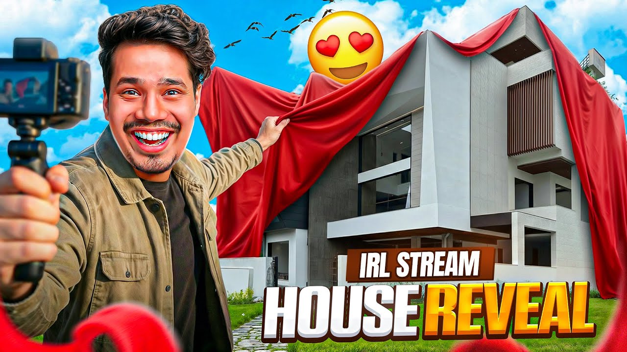 IRL NEW HOUSE REVEAL STREAM 😱| GamerFleet