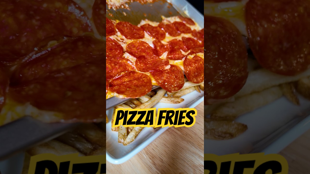 Pizza Fries are next level Body-Biggeners! #recipe #foodreview #snacks