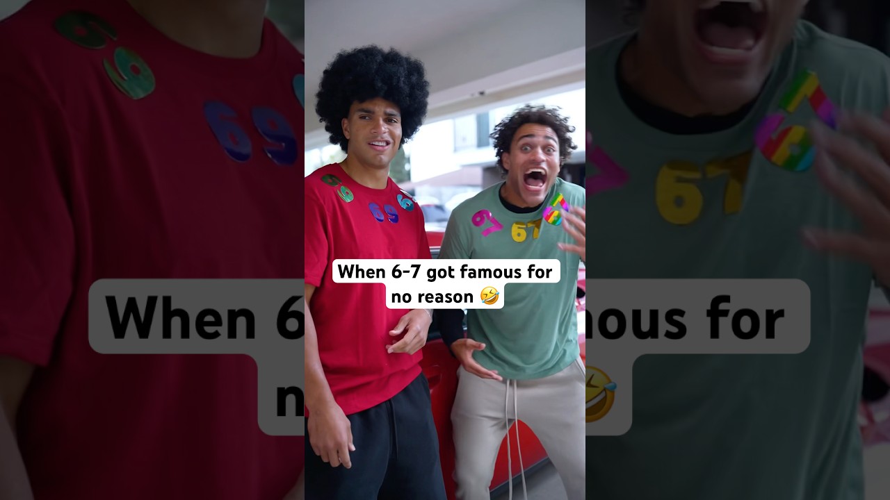 When 6-7 got famous for no reason‼️🤣 #comedyshorts #sketchcomedy #snl