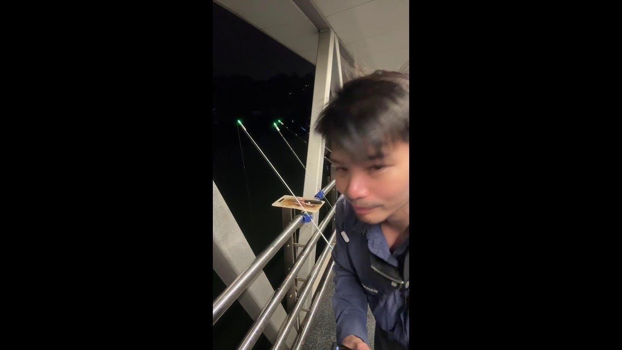 Fishing in the water