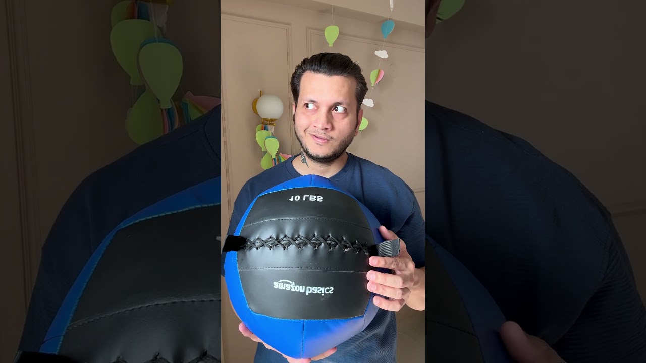WHAT'S INSIDE GYM BALL? 🤔🏋️⚾ #shorts #youtubeshorts #cricket #unboxing #ball #funny