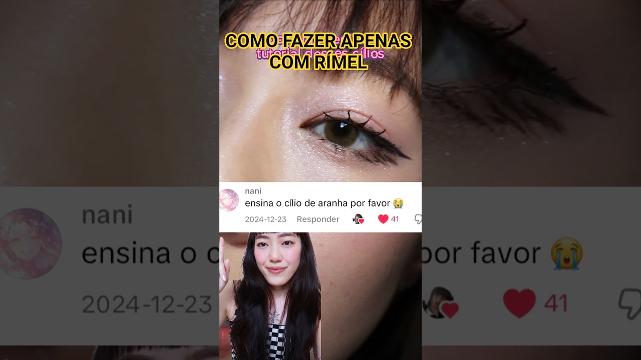 Tutorial de MANGÁ LASHES/CÍLIOS DE BONECA