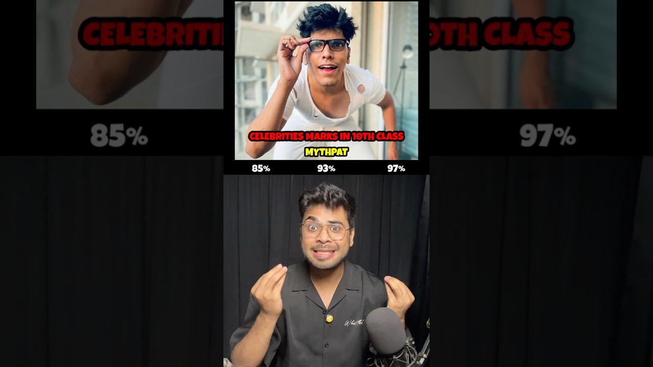 Celebrities Marks In 10th Class? 😱💯