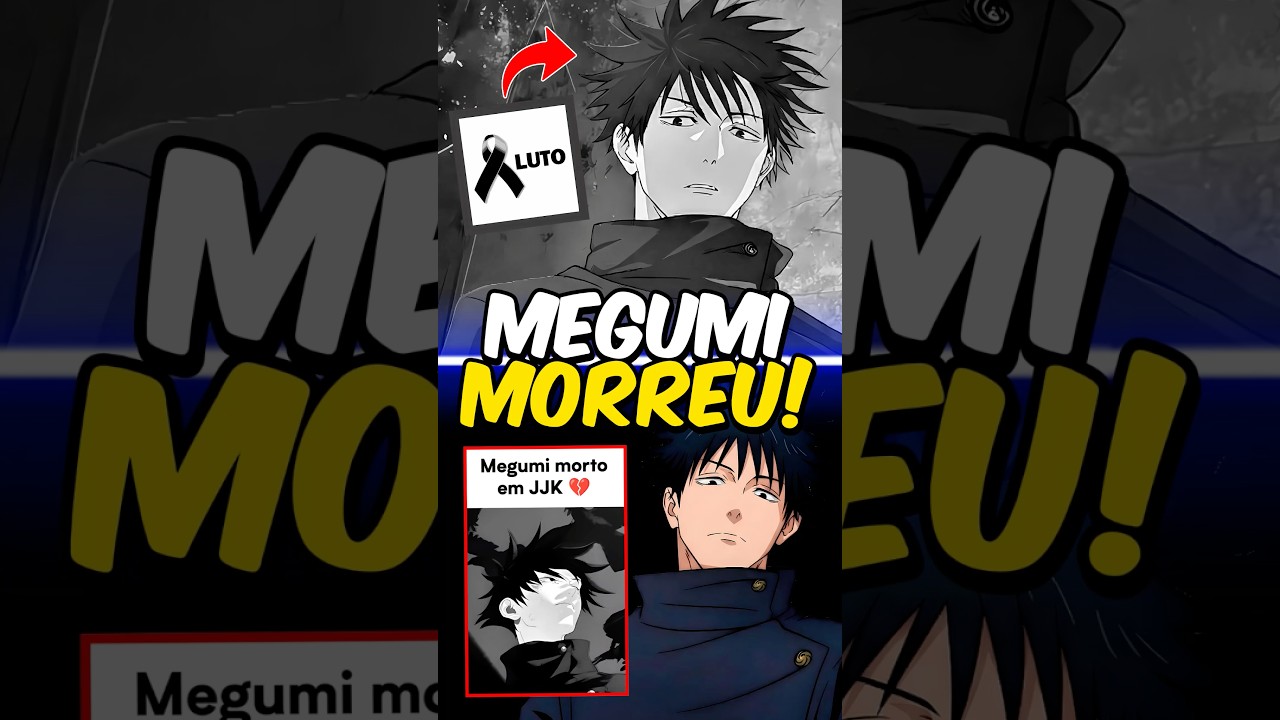 Megumi foi de ARRASTA em Jujutsu Kaisen? 😨💔