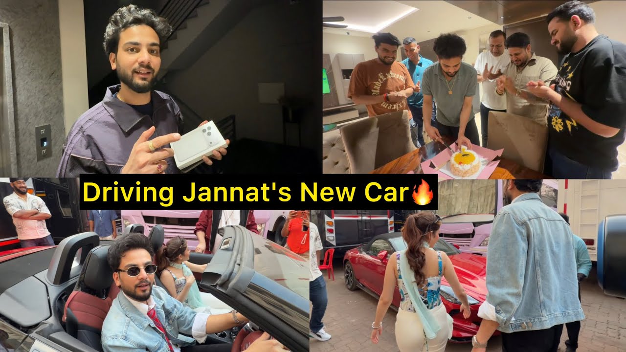 Driving Jannat's New Sportscar😍