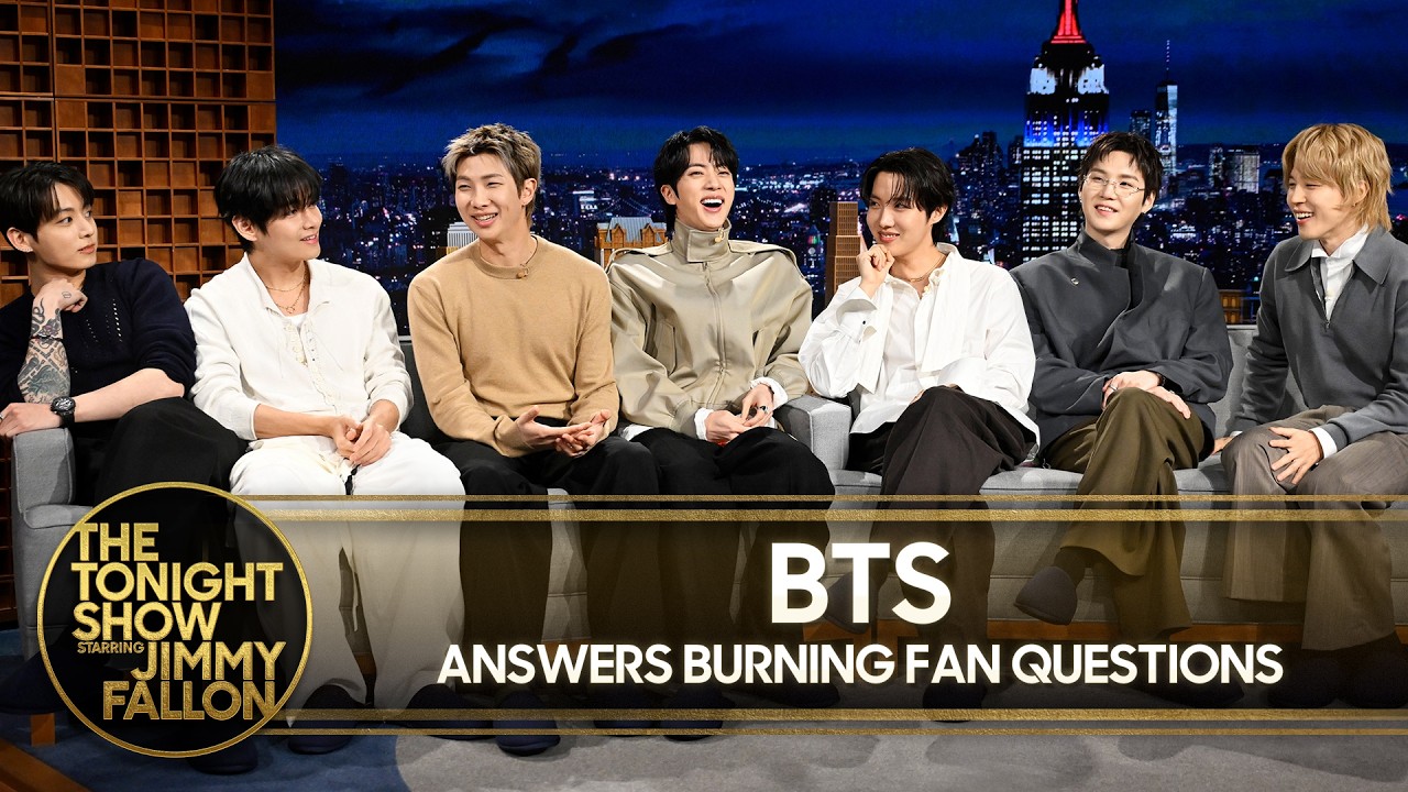 BTS Answers Burning Fan Questions About Jin's Butt Theory, RM's Driving Skills and More