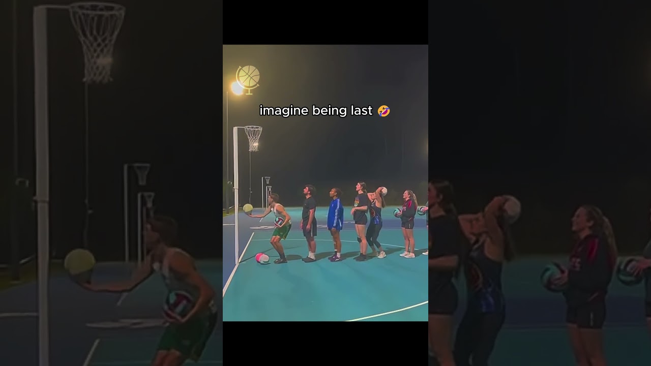 I was so nervous for the last person 🤣 #basketball