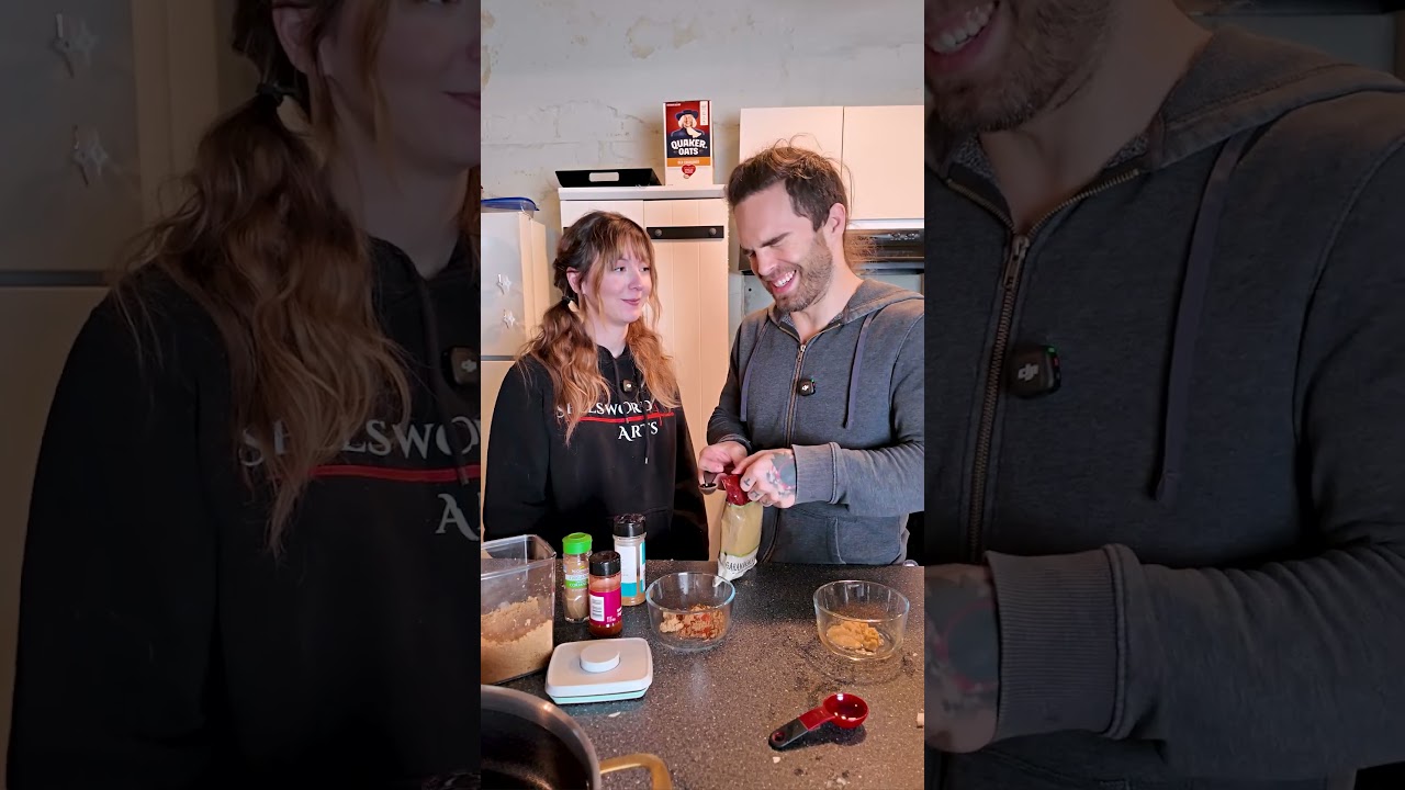 Cooking with Megan and David! #fitness #diet #vlog