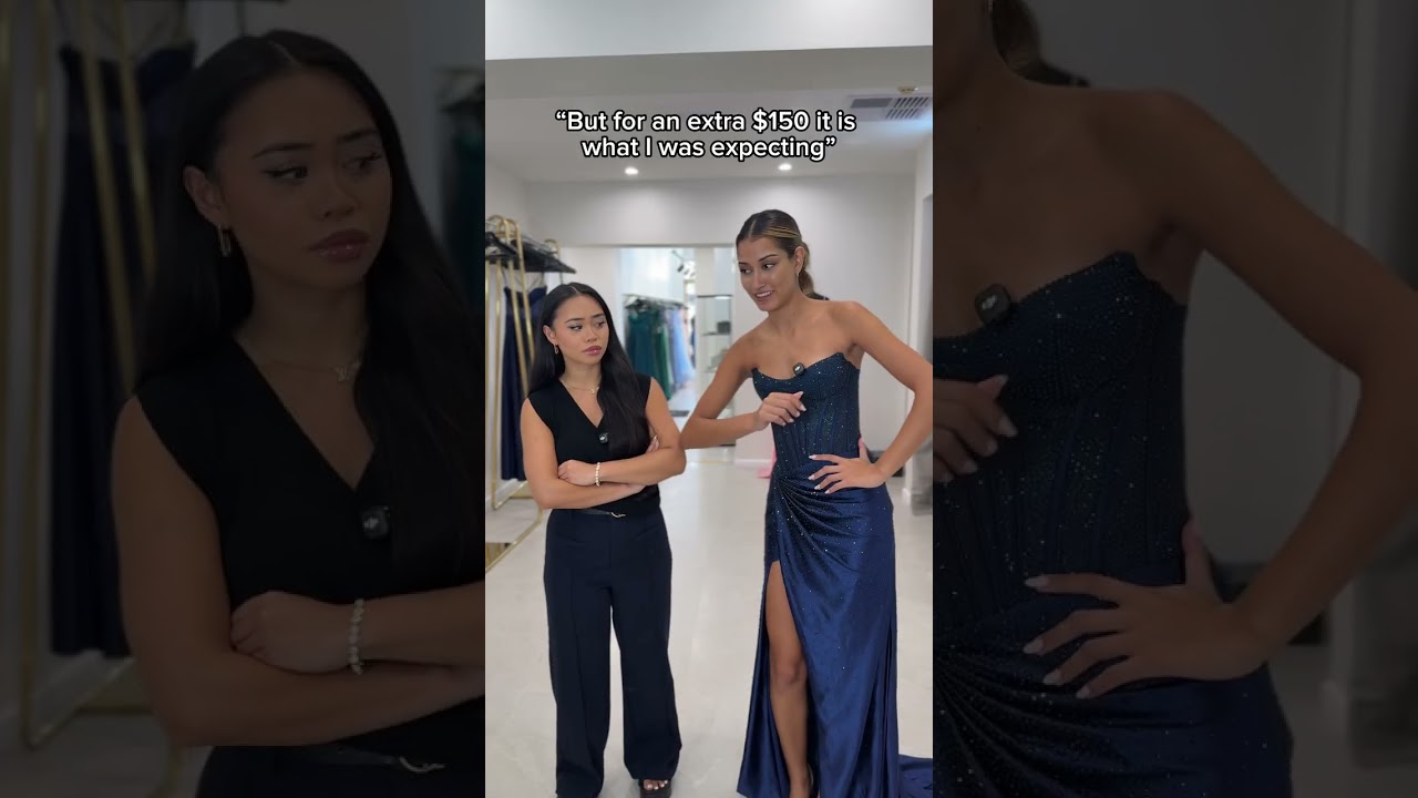 POV: When The Sales Girl Can't Take A Hint  #prom #dressess #dress #promdresses #fashion #dressootd