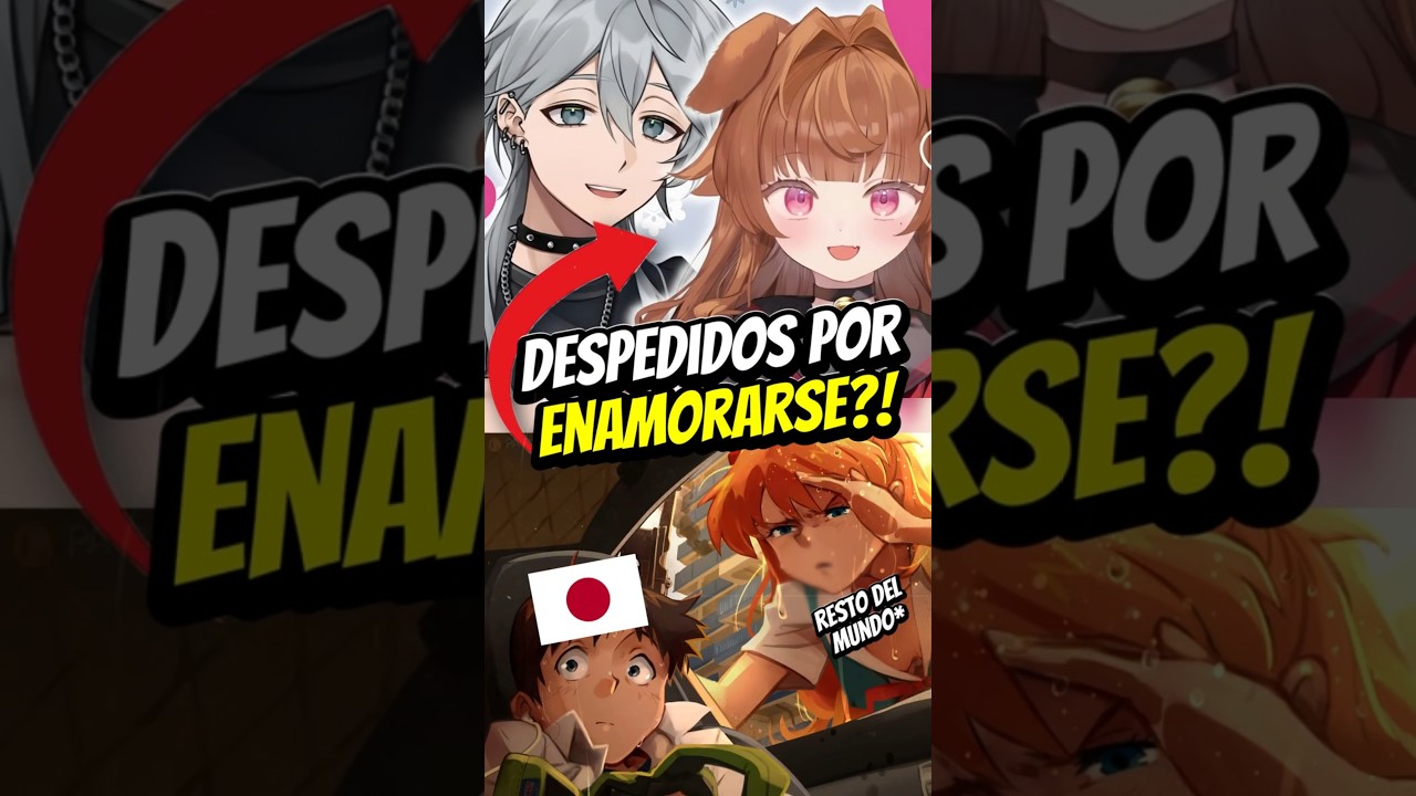 FUERON DESPEDIDOS POR ENAMORARSE EN JAPON? 👀🌸 #anime #shorts #noticias #polemica  #gaming