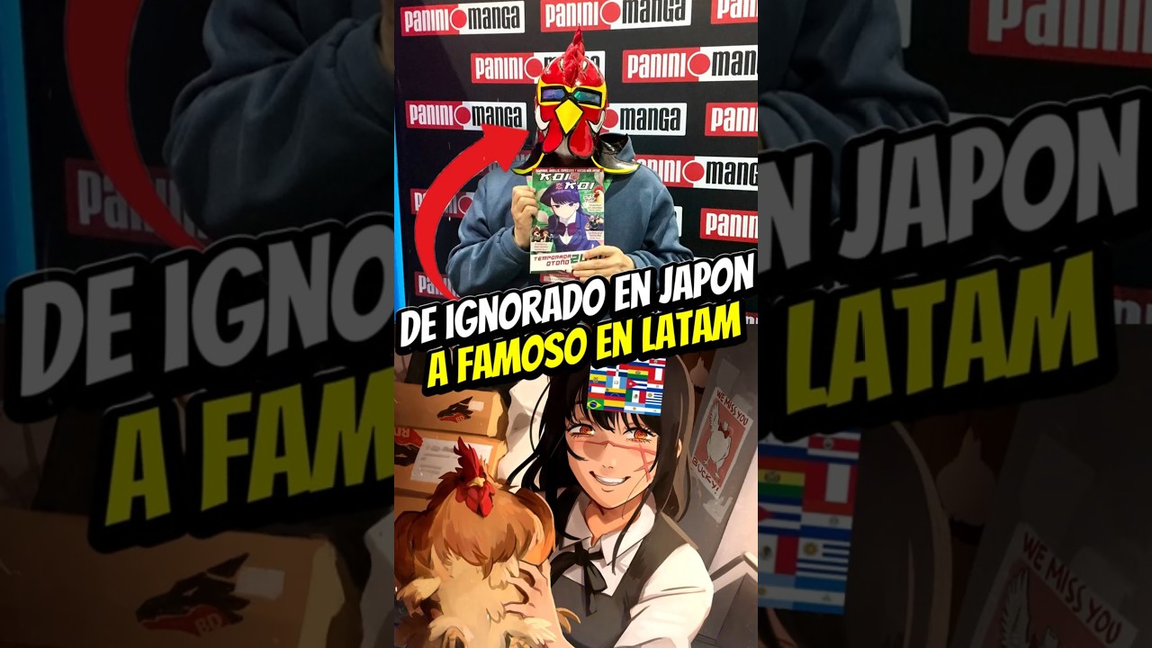 El MANGAKA QUE JAPON RECHAZO Y LATAM ADOPTO🐓🌸 #anime #shorts #noticias #polemica #gaming
