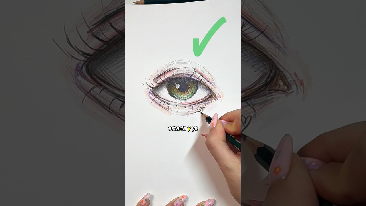 TUTORIAL para dibujar ✨OJOS✨👀 (MUY FÁCIL) #tutorial #dibujo