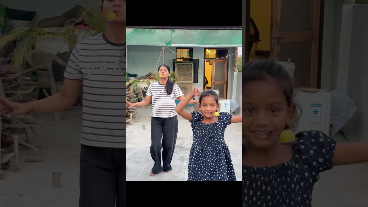 Childhood game challenge with family 💀 #vlog #tranding #minivlog