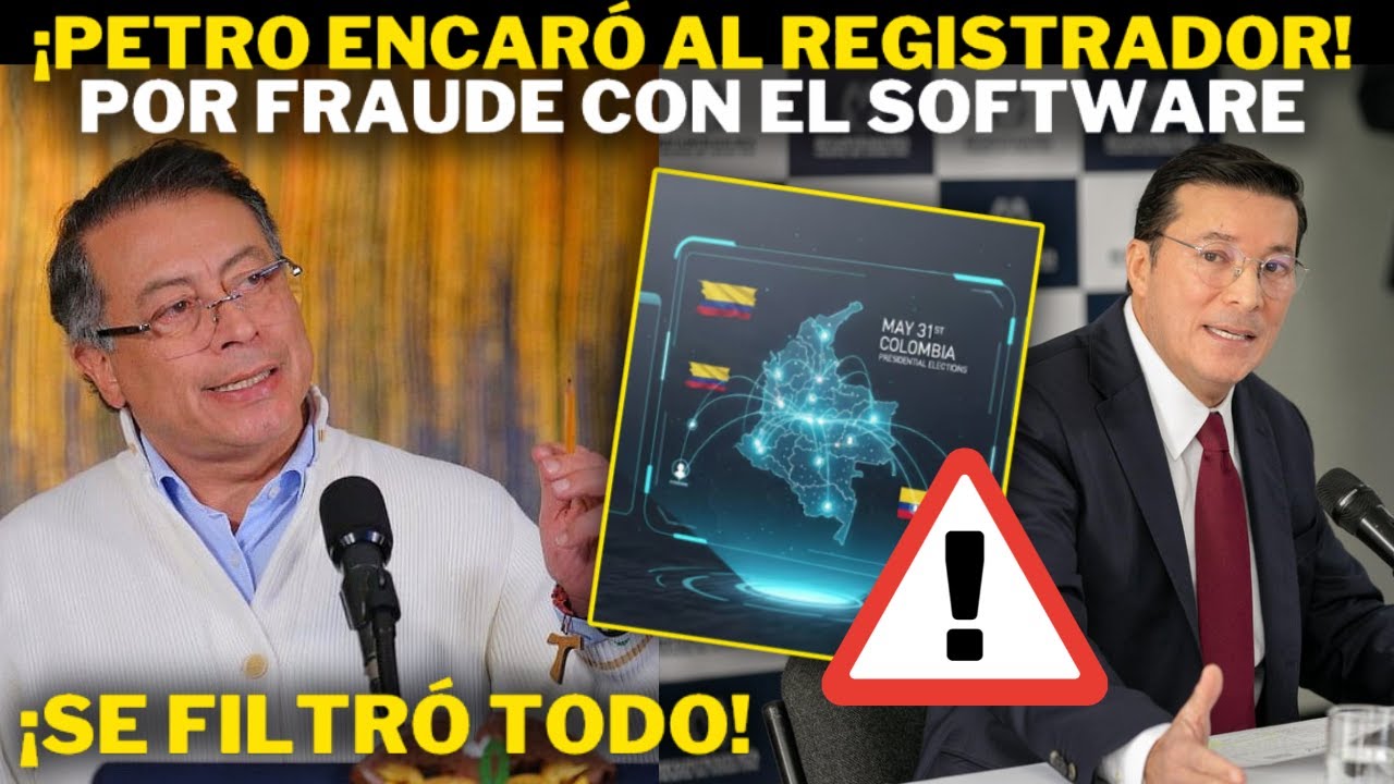 ¡Petro REVELÓ PRUEBAS de posible Fraude con Software! Exigió al Registrador transparencia y acción