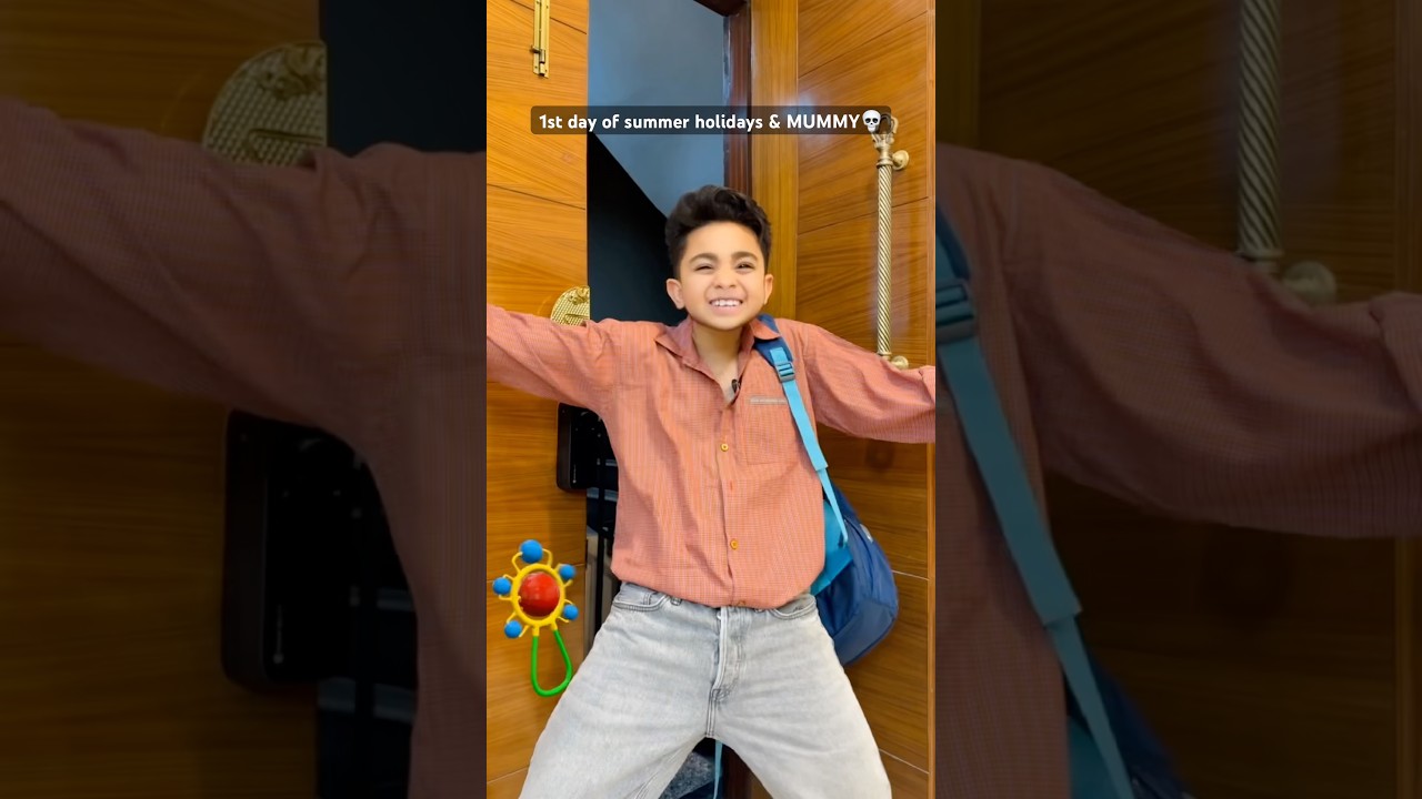 School wali ki aisi ki taisi🤬| summer holidays and mummy| #comedy #chetanmonga #shorts