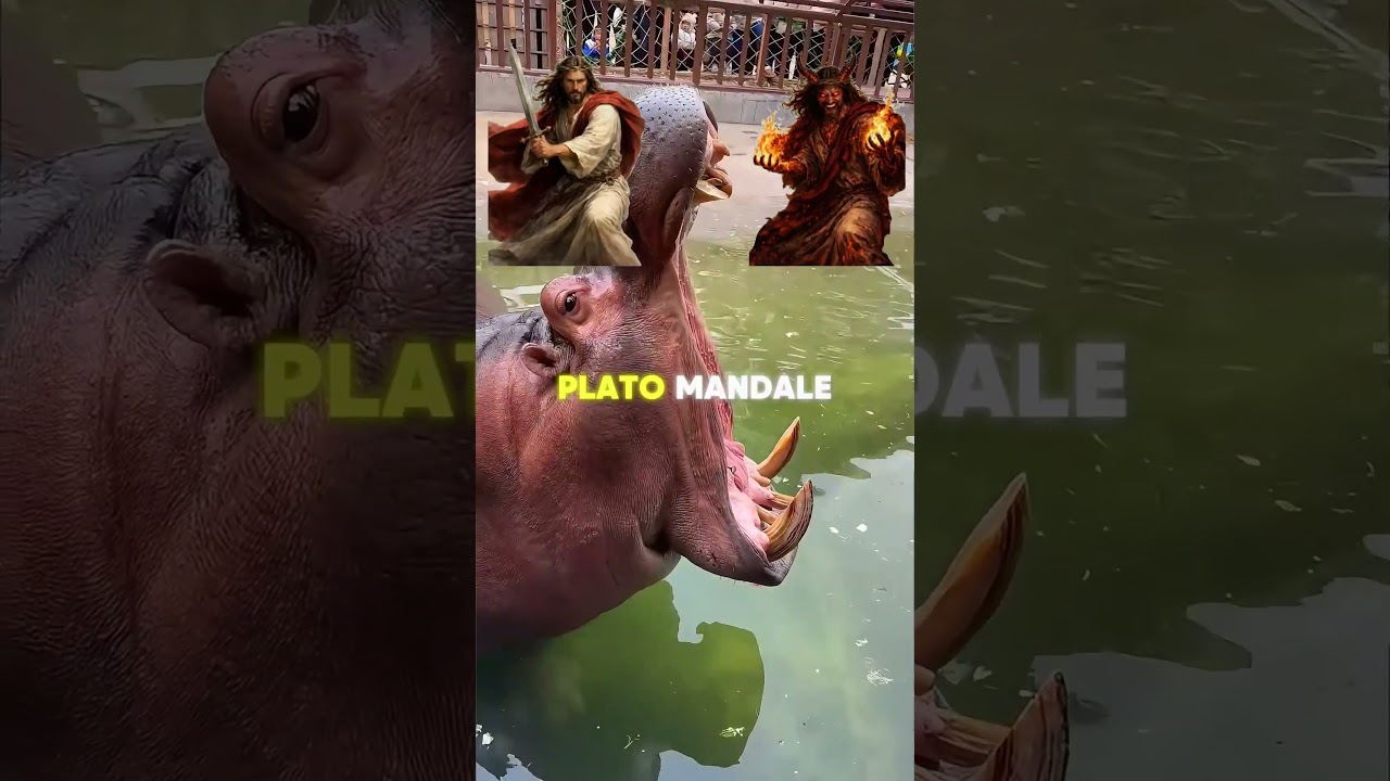 Nadie esperaba lo que hizo antes de darle la sandía 😳🦛🍉