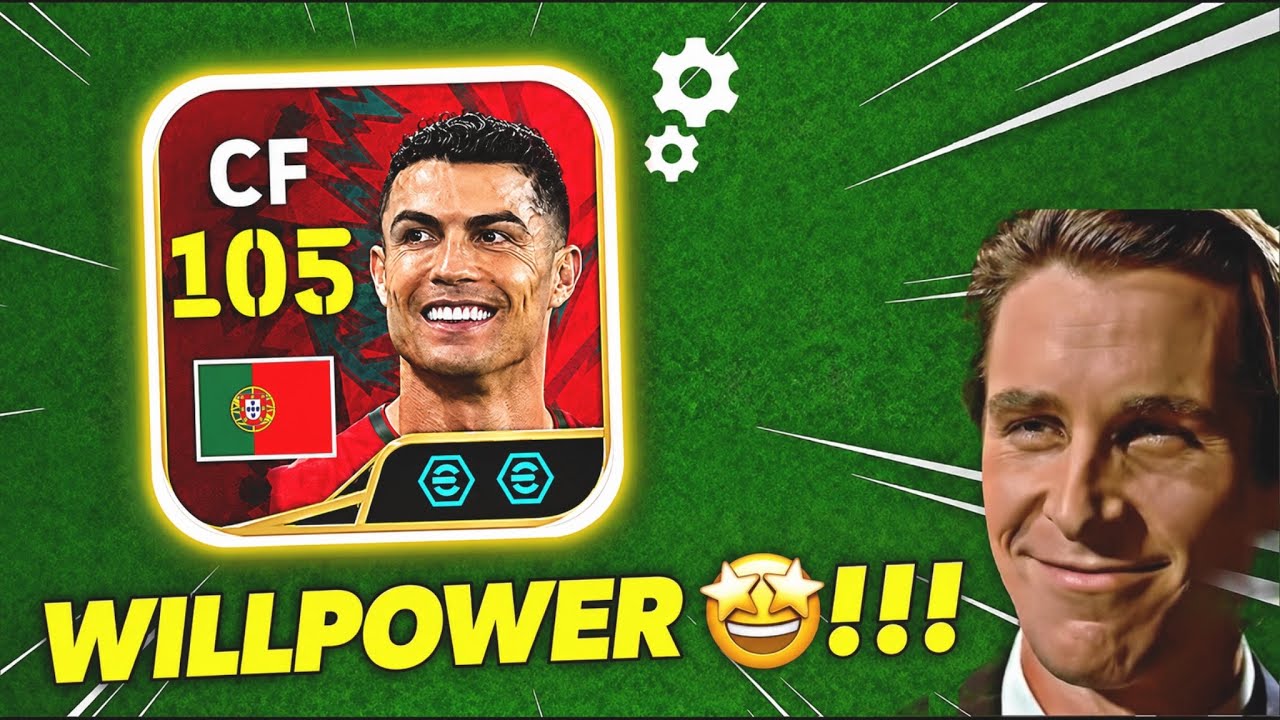 FINALLY 🤩 105 WILLPOWER NATION CARD RONALDO IN EFOOTBALL 🔥…