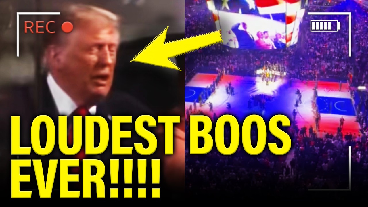 Trump gets LOUDEST BOOS EVER at NBA FINALS!!!