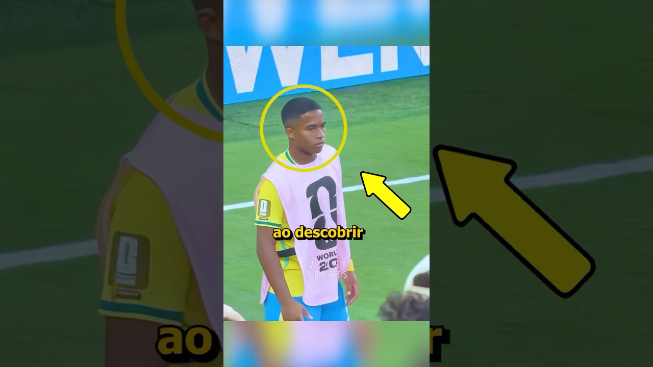 A REAÇÃO DO ENDRICK AO DESCOBRIR QUE NÃO ENTRARIA NO JOGO É TRISTE! 😢💔