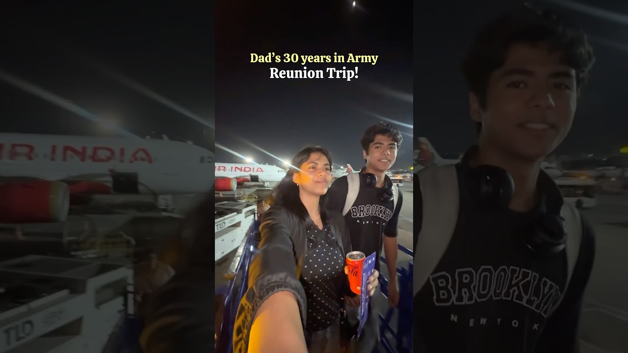 Delhi to Madurai for Dad’s Army Reunion Trip with Family✈️⛰️ #minivlog #travel #reunion #army