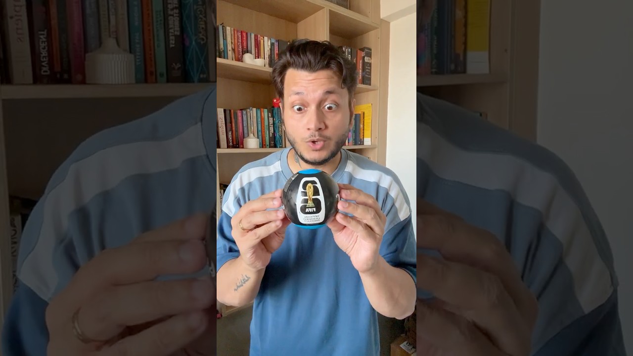 RONALDO INSIDE BALL 🐐⚽❓#shorts #youtubeshorts #cricket #unboxing #ball #funny