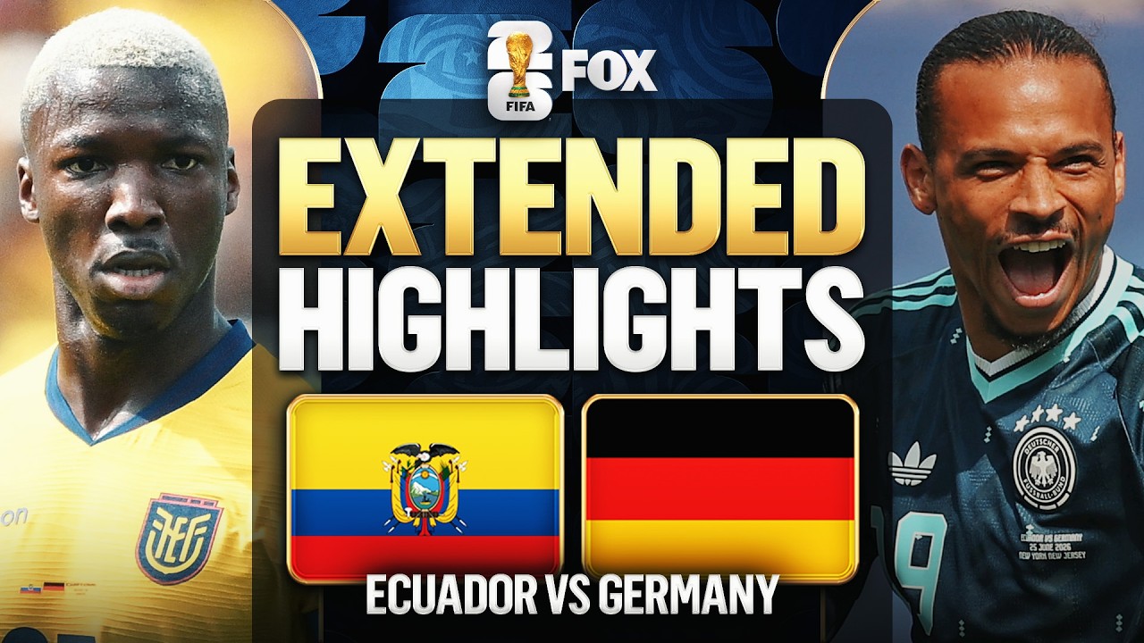 Ecuador vs Germany Extended Highlights 🌎🏆 2026 FIFA World Cup™