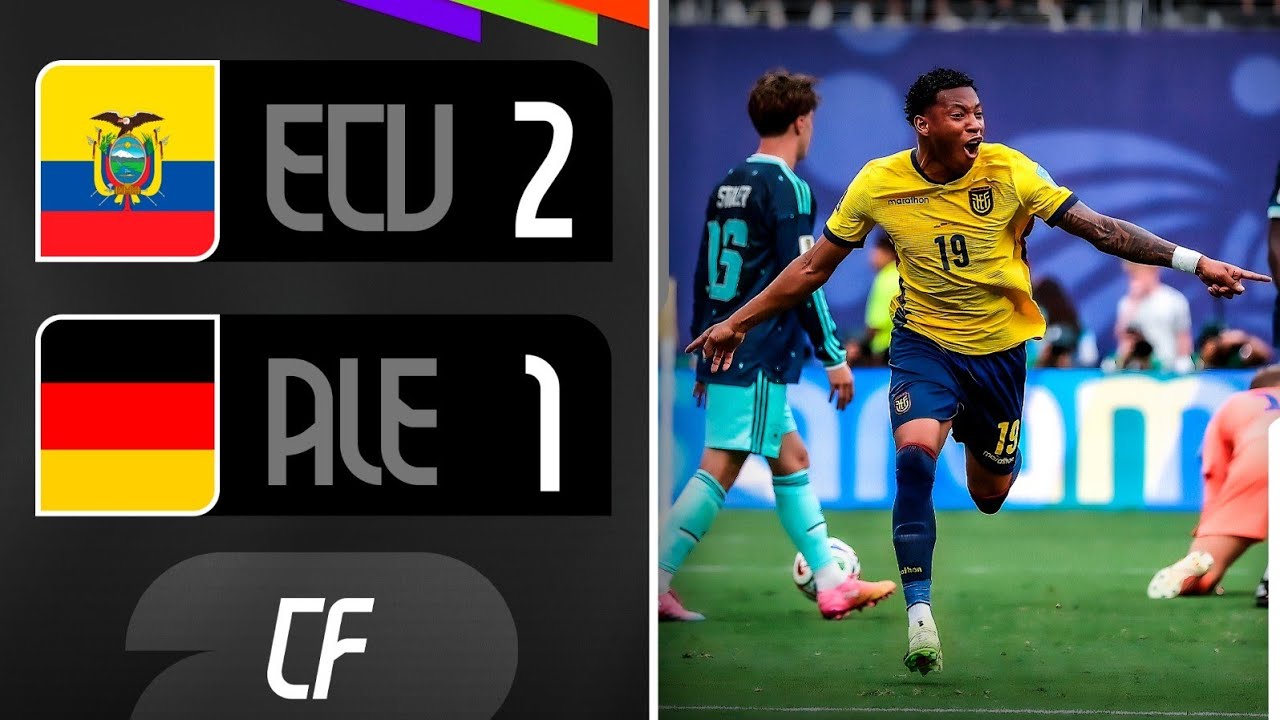✅ ECUADOR metió un TRIUNFO para la HISTORIA contra ALEMANIA y se CLASIFICÓ a los 16avos del MUNDIAL