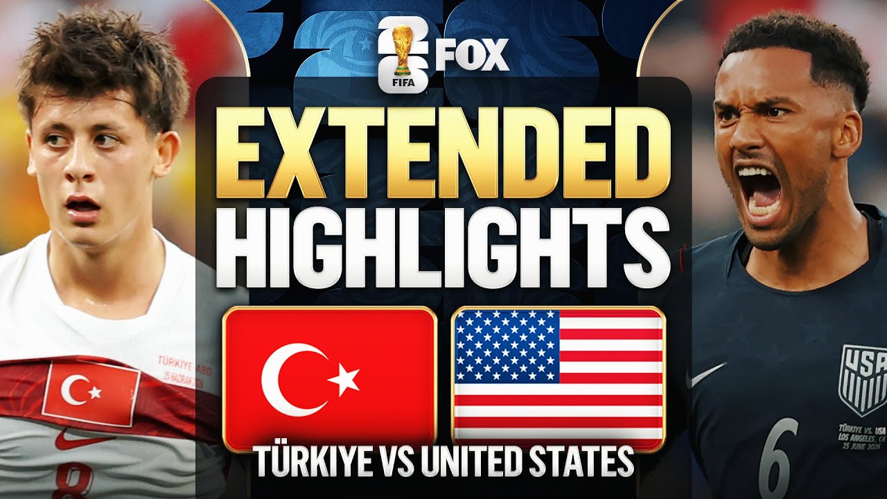 Türkiye vs United States Extended Highlights 🌎🏆 2026 FIFA World Cup™