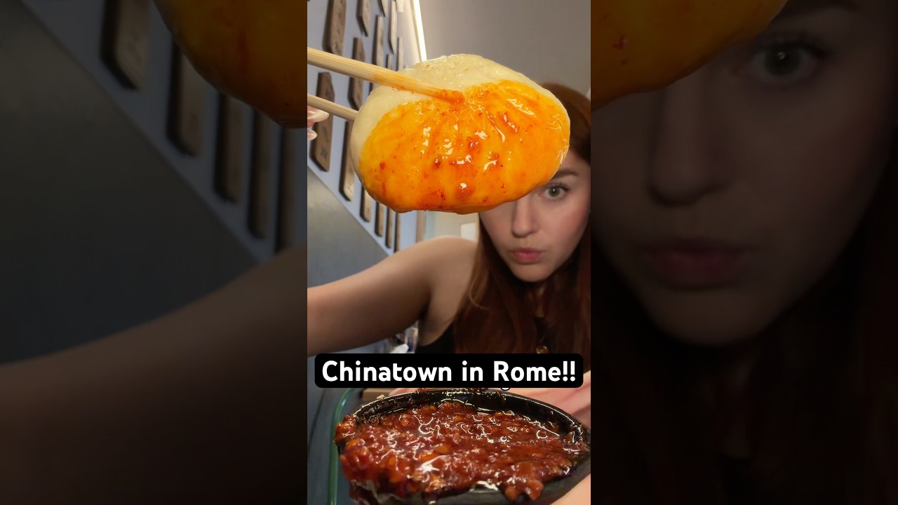 Everything I ate in Chinatown in Rome! #RomeFood #China #ChineseFood #Italy #Travel #Dumplings