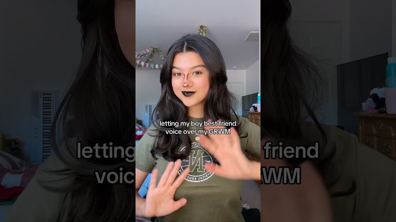 letting my boy best friend voice over my GRWM 🫪