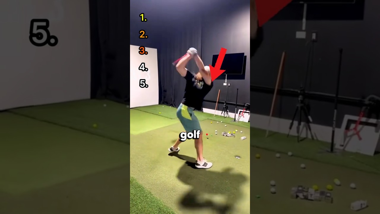 These golf trick shots keep getting crazier,. #golf #golfswing