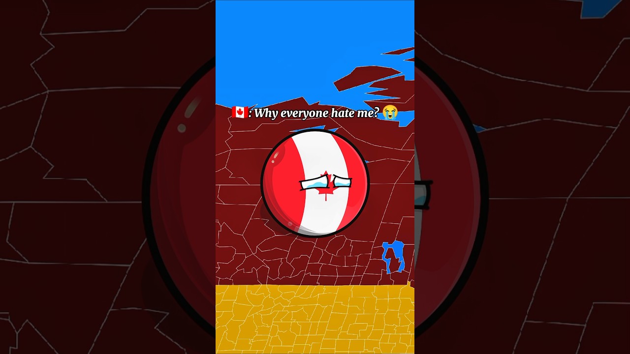 Real friends of Canada 🇨🇦😭😥 #countryballs #geography #humor #viralshorts #shorts