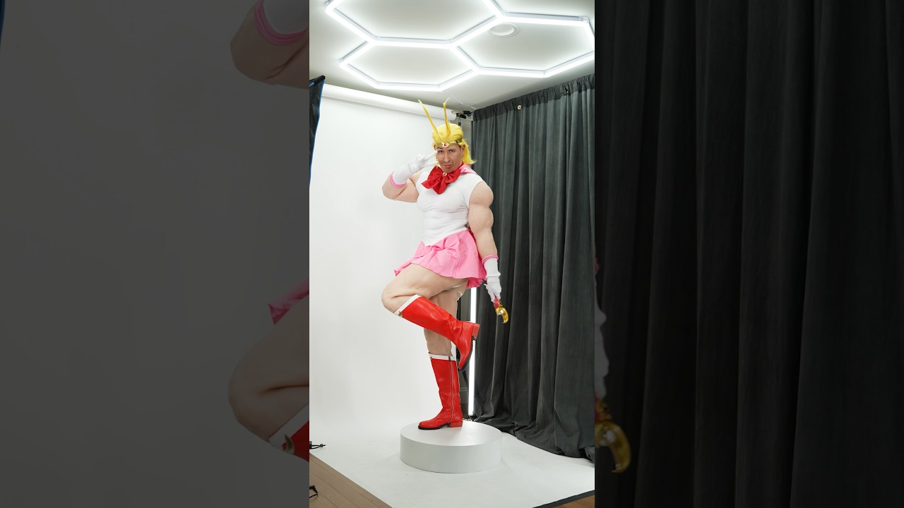 Cosplaying Sailor Moon All Might… #anime #mha #allmight